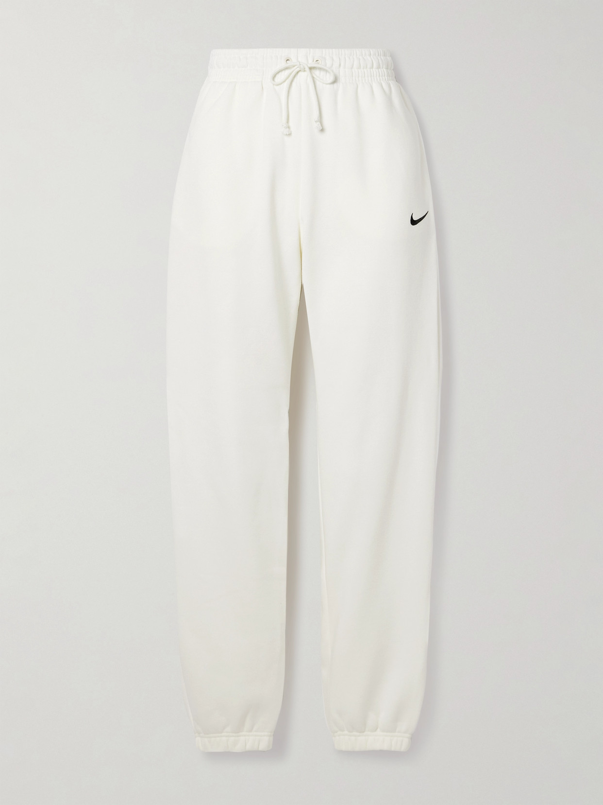 Nike - Phoenix Cotton-blend Jersey Track Pants - Cream | NET-A-PORTER (US)