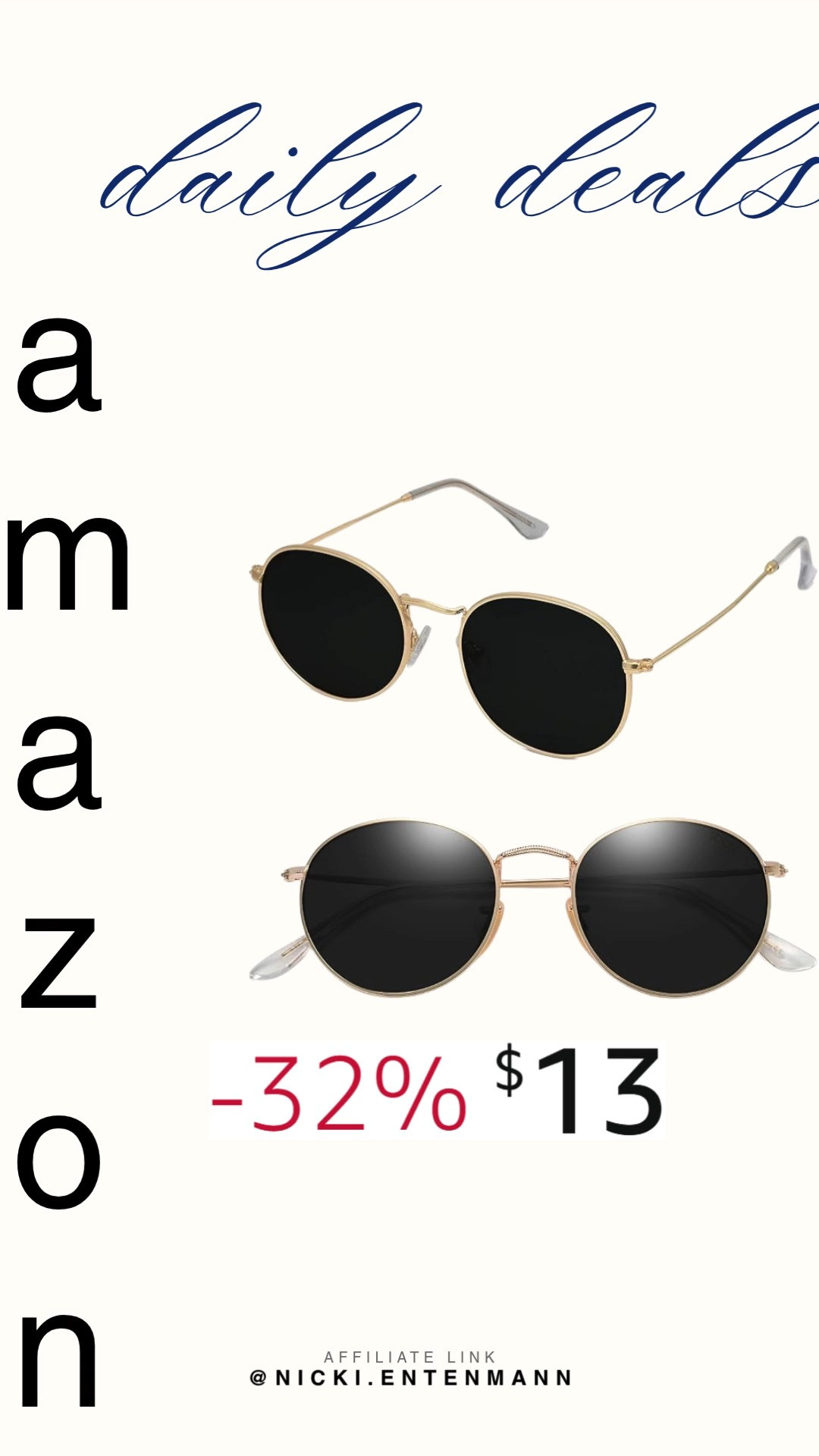 Stay stylish with Small Round Polarized Sunglasses for Women and Men. Classic vintage shades bring timeless charm, UV protection, and versatile flair perfect for everyday wear or sunny adventures outdoors. #sunglasses #polarized #vintagestyle #unisexfashion #streetstyle #casualstyle #accessories #summerstyle #shoppinghaul #modernliving 🕶️☀️✨ 

 #LTKootd #LTKSaleAlert #LTKTravel