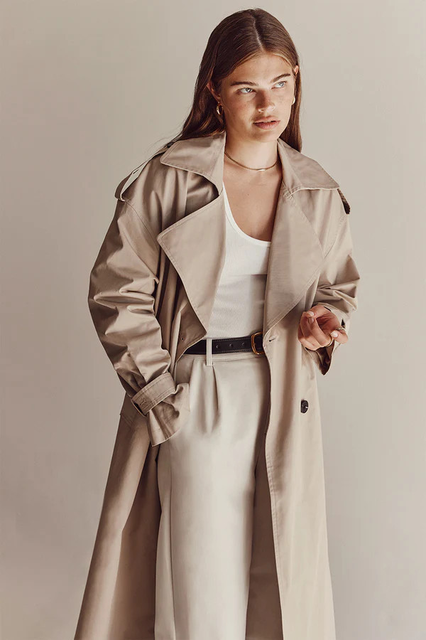 CAMERON STONE TRENCH COAT | DISSH