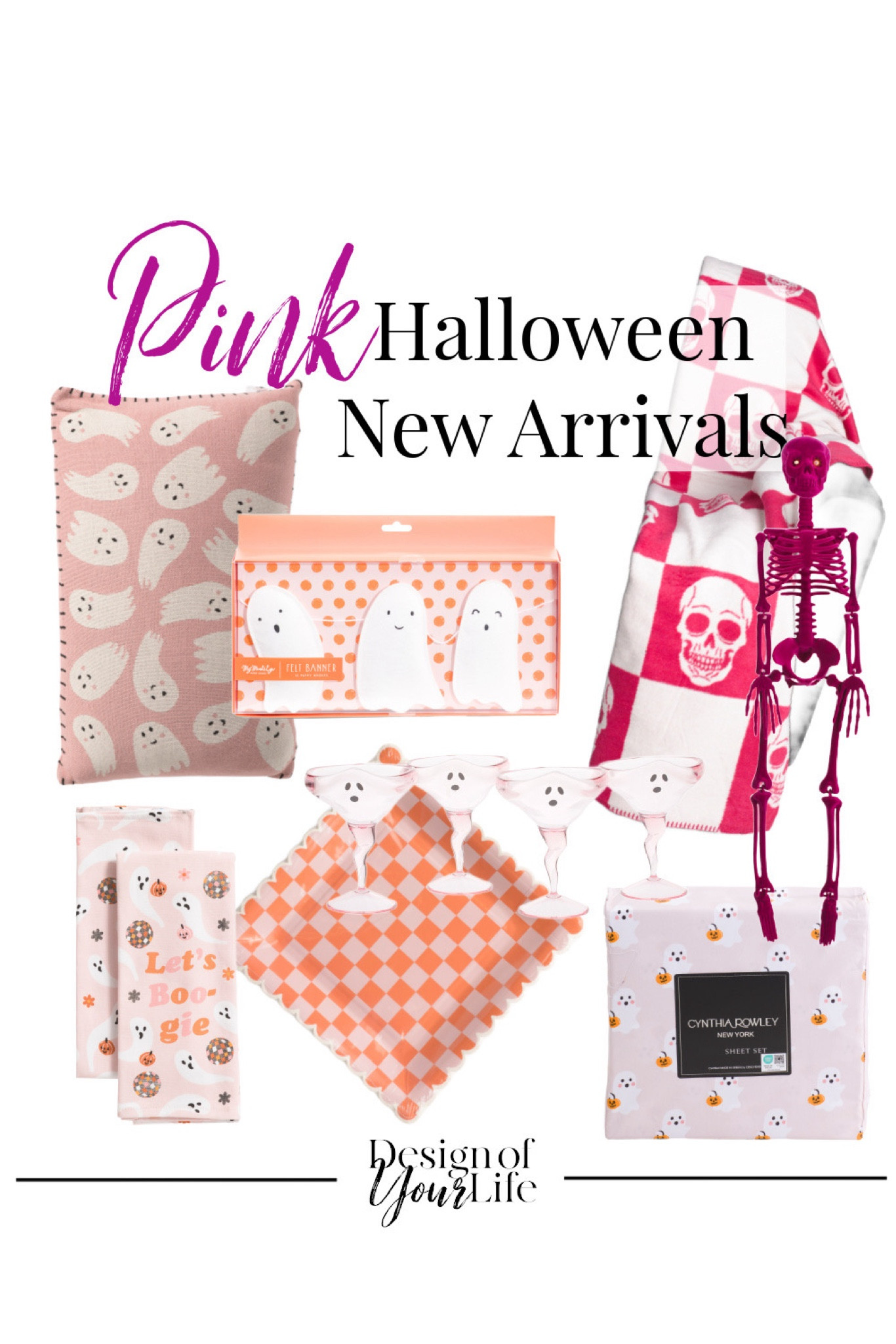 Pink Halloween decor is very on trend this year and these are super affordable accents to add to your holiday decor collection! 

#LTKHome #LTKSeasonal #LTKFindsUnder50