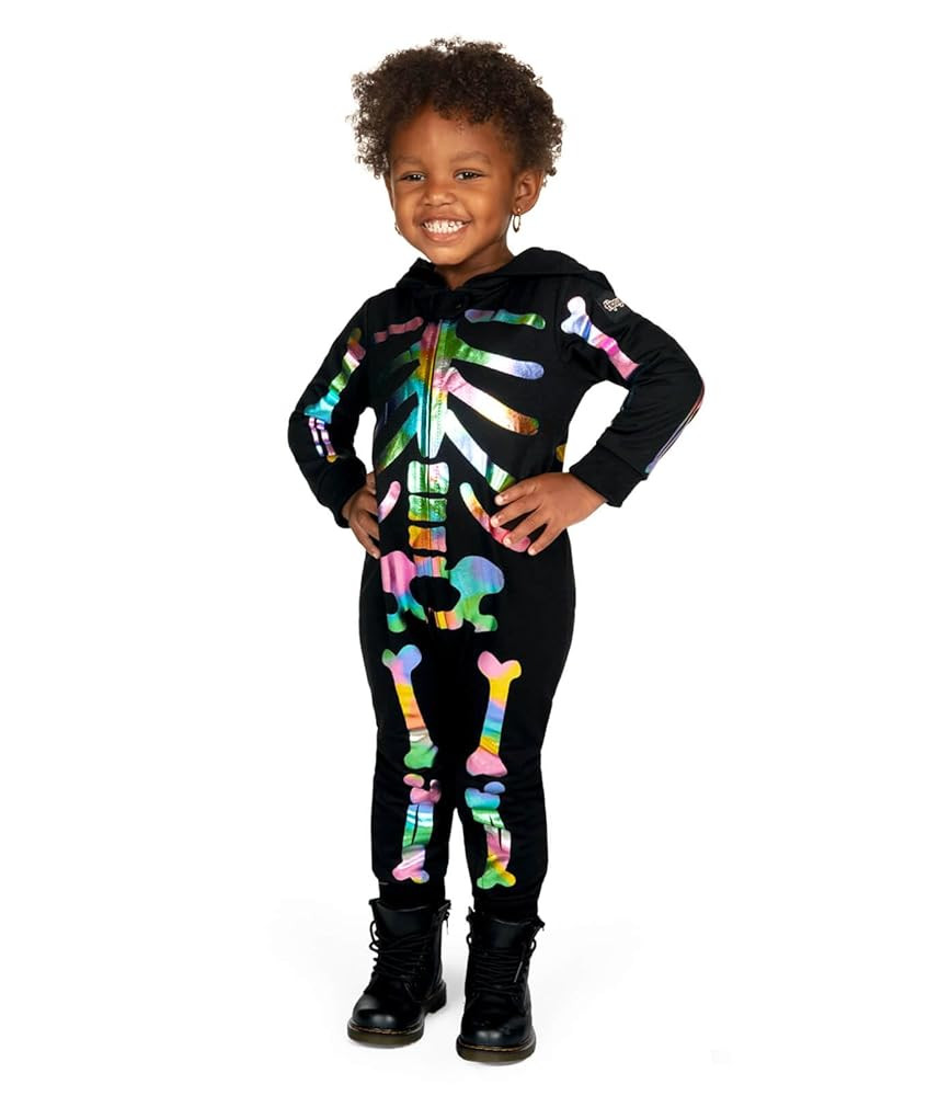 Tipsy Elves Kids Skeleton Halloween Costume Jumpsuit for Babies and Toddlers - Unisex Sizing | Amazon (US)