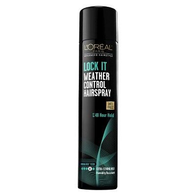 L'Oreal Paris Advanced Hairstyle Lock It Weather Control Hairspray - 8.25oz | Target