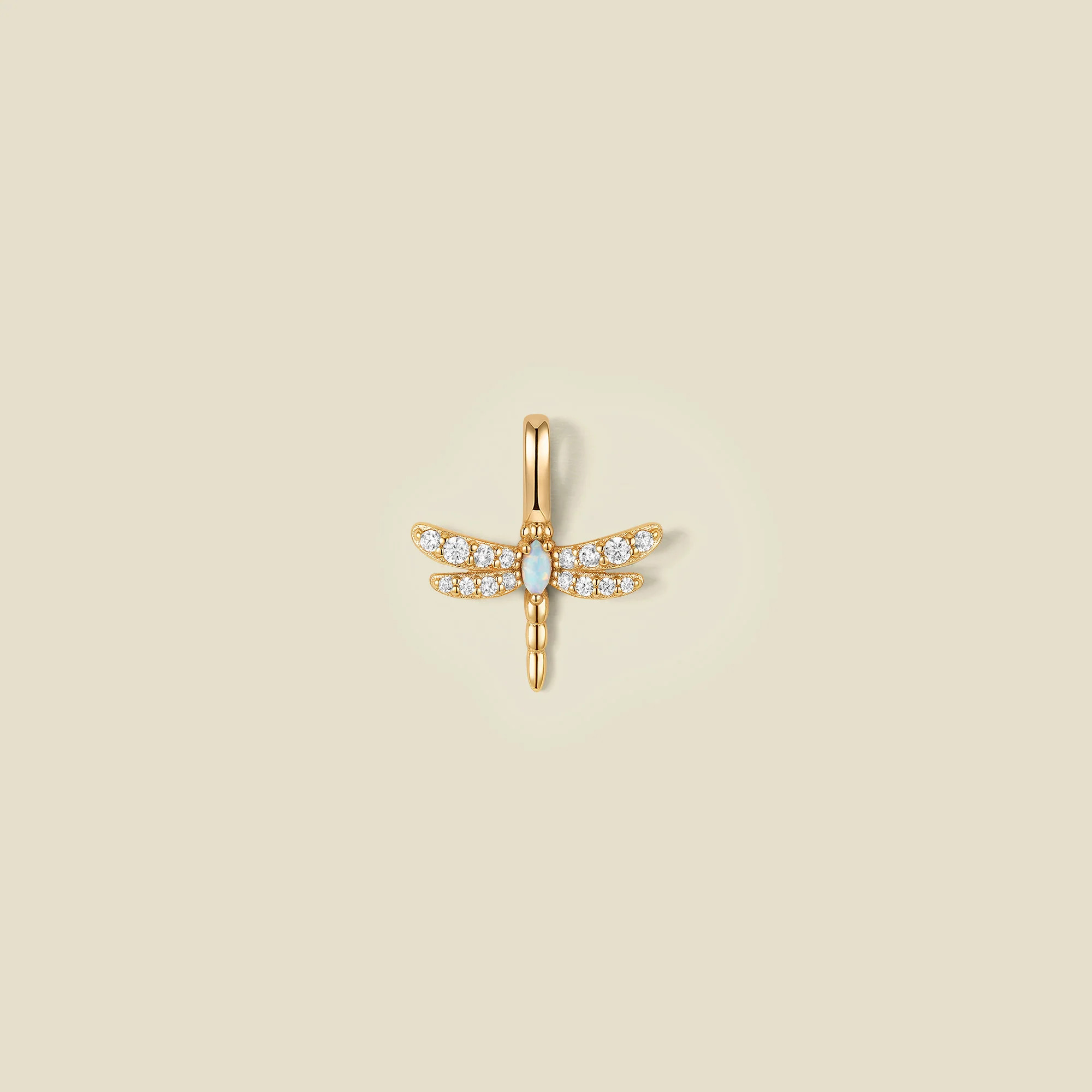 Opal Dragonfly Charm | Made by Mary | Made By Mary