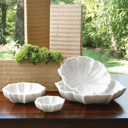 Marble Petal Bowl | Wayfair North America