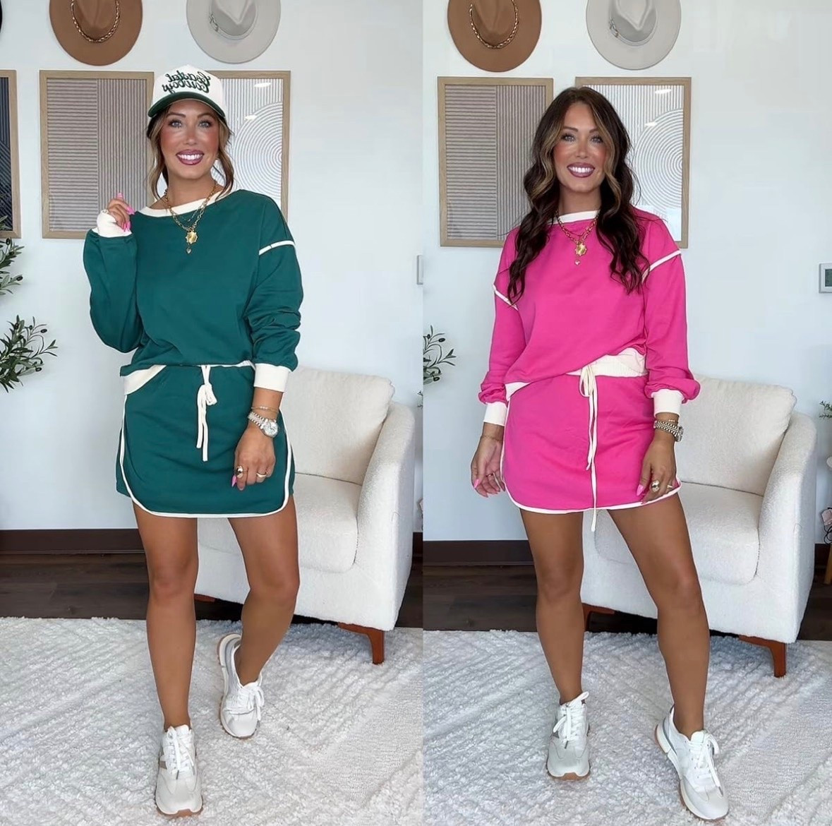 The Amazon set I could live in in spring 💖💚 Sporty, comfy, and so easy to throw on with sneakers for an effortless everyday look! Loving the contrast details and all the fun color options ✨


 #LTKStyle #AmazonFashion #CasualChic

#LTKmomlife #LTKootd #LTKSeasonal