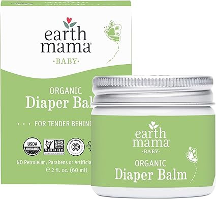 Earth Mama Organic Diaper Balm Multipurpose Baby Ointment | EWG Verified, Petroleum & Fragrance F... | Amazon (US)