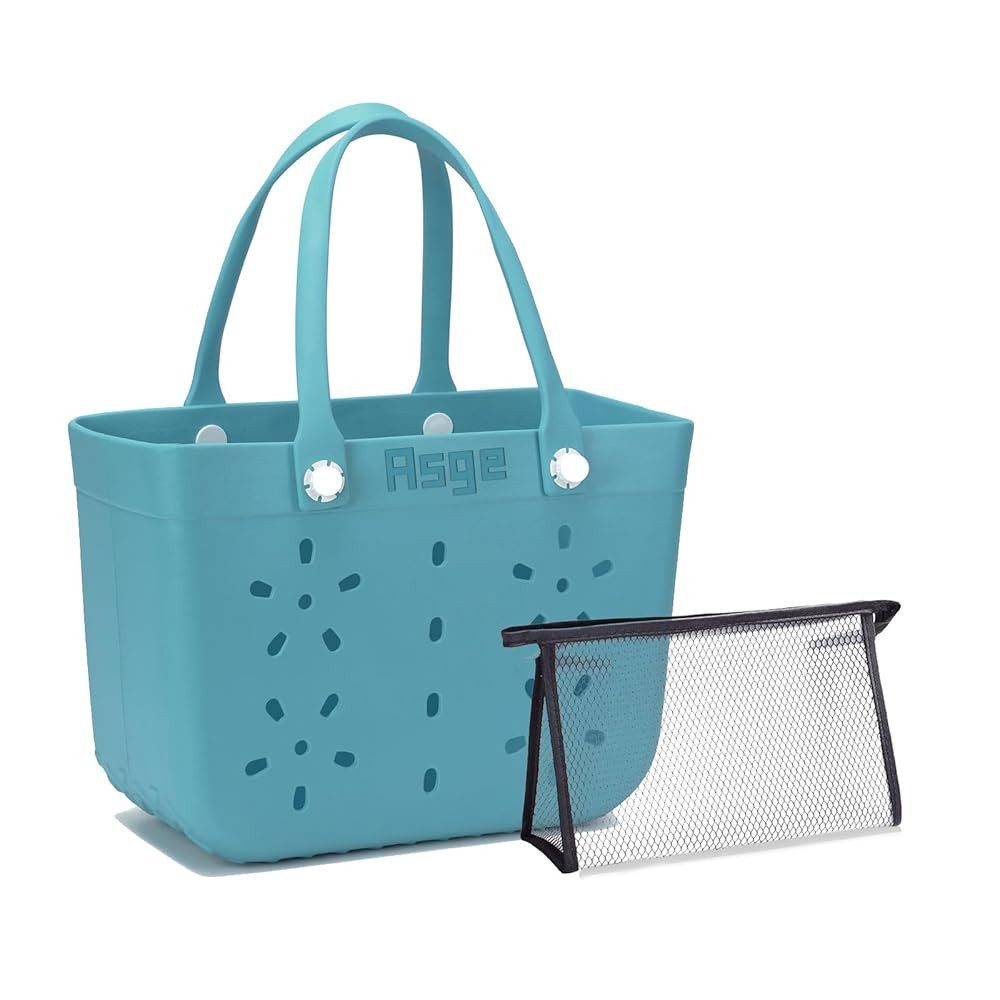 Asge Rubber Beach Bag Waterproof Sandproof Large Beach Tote - Durable, Non-slip, And Easy-to-Clea... | Amazon (US)