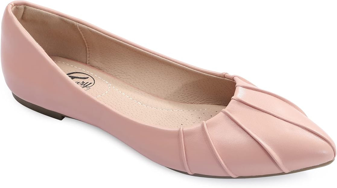 Trary Women’s Flats Shoes Comfortable Closed Pointed Toe Slip On Casual Flat Dress Walking Wedd... | Amazon (US)