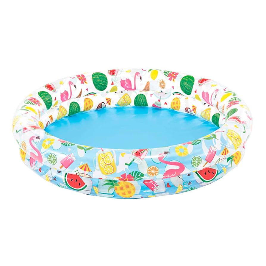 Intex Inflatable Stars Kiddie 2 Ring Circles Swimming Pool (48" X 10") [Assorted Styles] | Amazon (US)