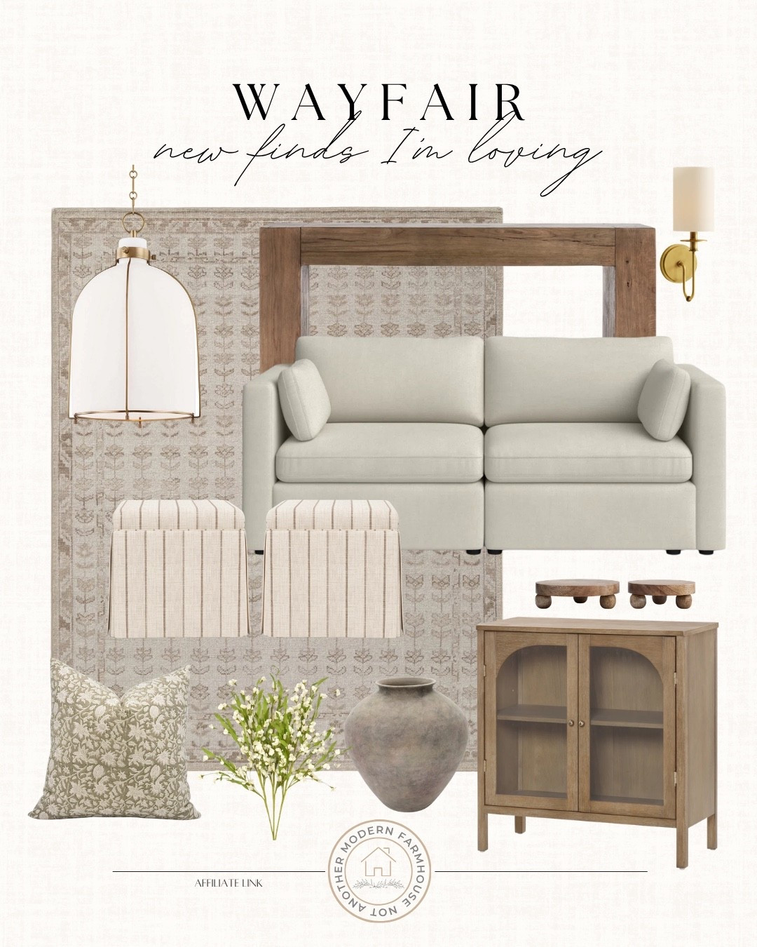Wayfair new finds I’m loving with soft neutrals, warm wood tones and timeless pieces that elevate your living space. 🤍

Wayfair home finds, neutral living room decor, Wayfair furniture, cozy living room ideas, neutral sofa, wood accent furniture, modern classic decor, warm neutral home, living room styling, elevated home finds 

 #LTKHome #LTKSaleAlert