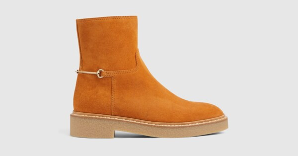 Women's slim Horsebit ankle boot | Gucci (US)