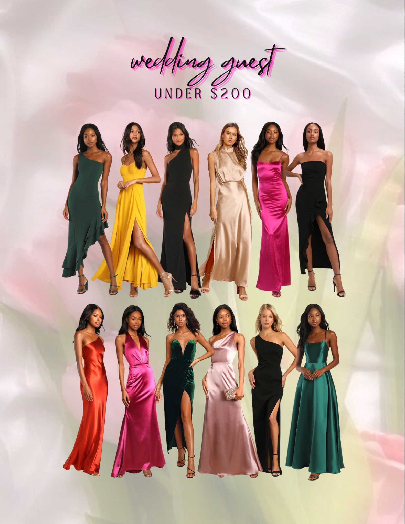 Budget friendly wedding guest dresses 

#LTKwedding #LTKstyletip #LTKfit