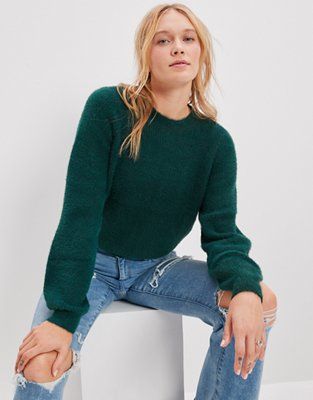 AE Backless Bow Sweater | American Eagle Outfitters (US & CA)