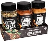 Blackstone 4128 Griddle More Trio Steak & Burger Seasoning Mix for Meat, Hamburgers, Chicken, Poultr | Amazon (US)