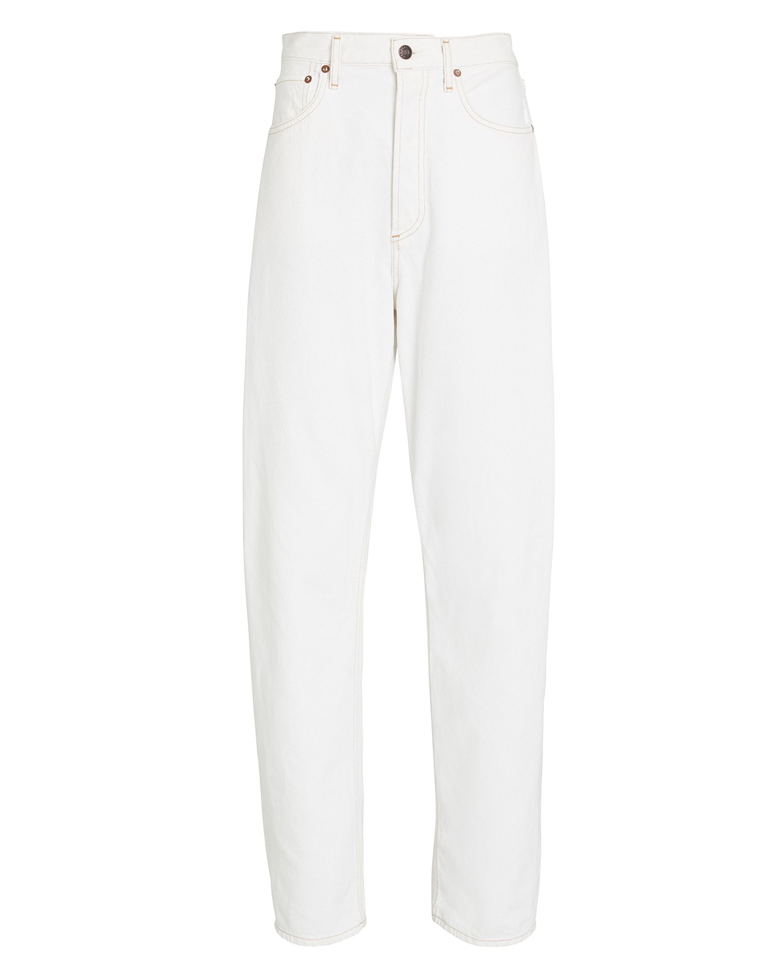 AGOLDE 90's High-Rise Straight-Leg Jeans, Porcelain 31 | INTERMIX