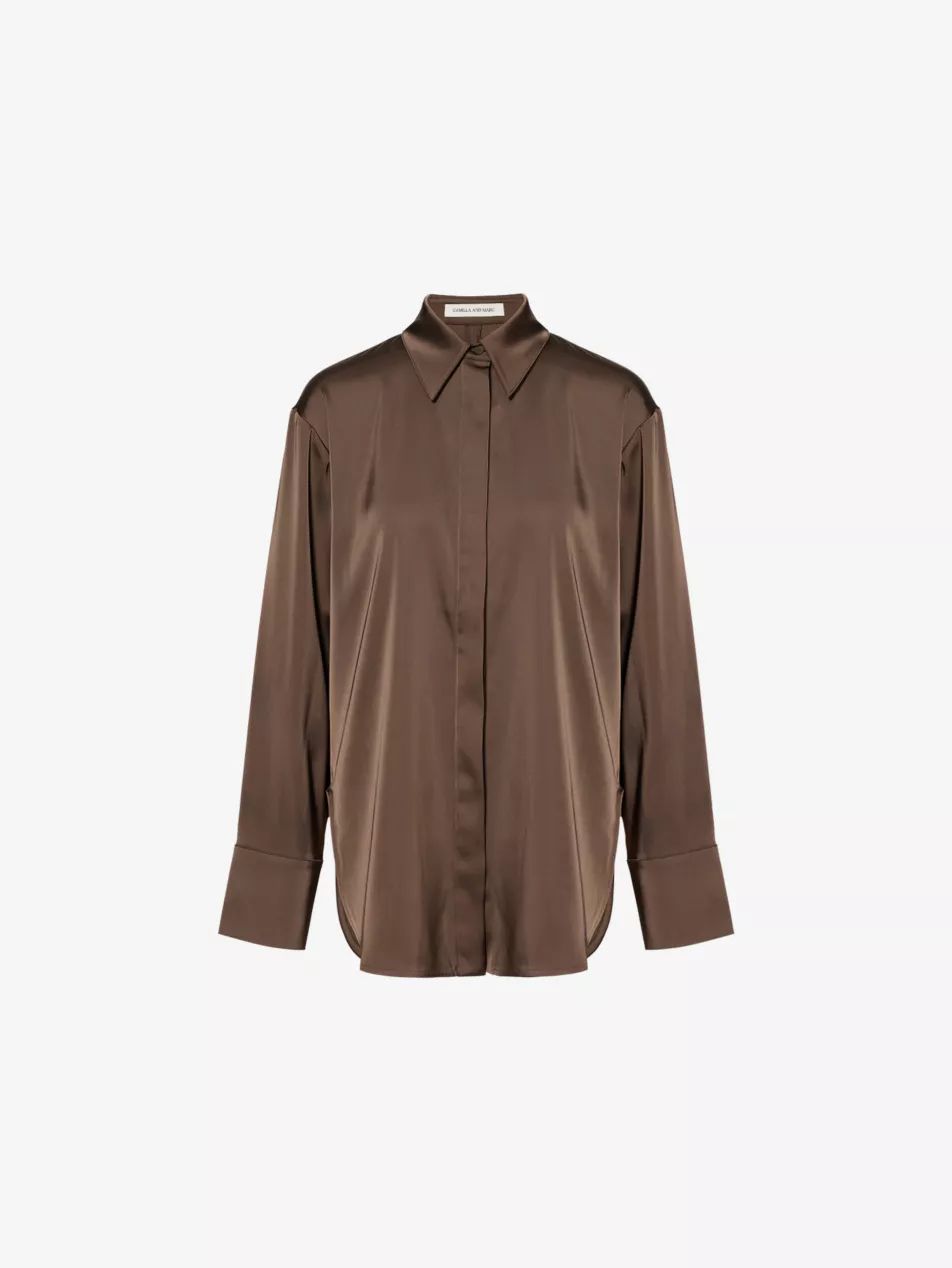 Flux stretch-recycled polyester shirt | Selfridges