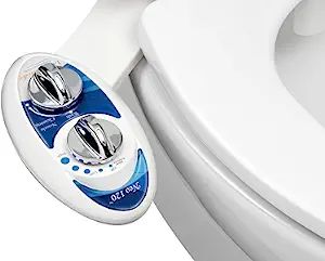 LUXE Bidet Neo 120 - Self Cleaning Nozzle - Fresh Water Non-Electric Mechanical Bidet Toilet Atta... | Amazon (US)
