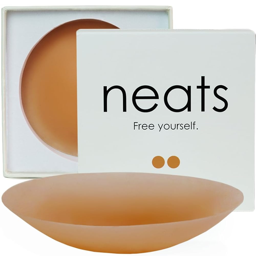 NEATS Nipple Covers for Women, Reusable & Hypoallergenic Adhesive Silicone Pasties | Amazon (US)