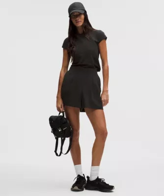 Nylon Pleat-Front High-Rise Short 3.5" | lululemon (AU)