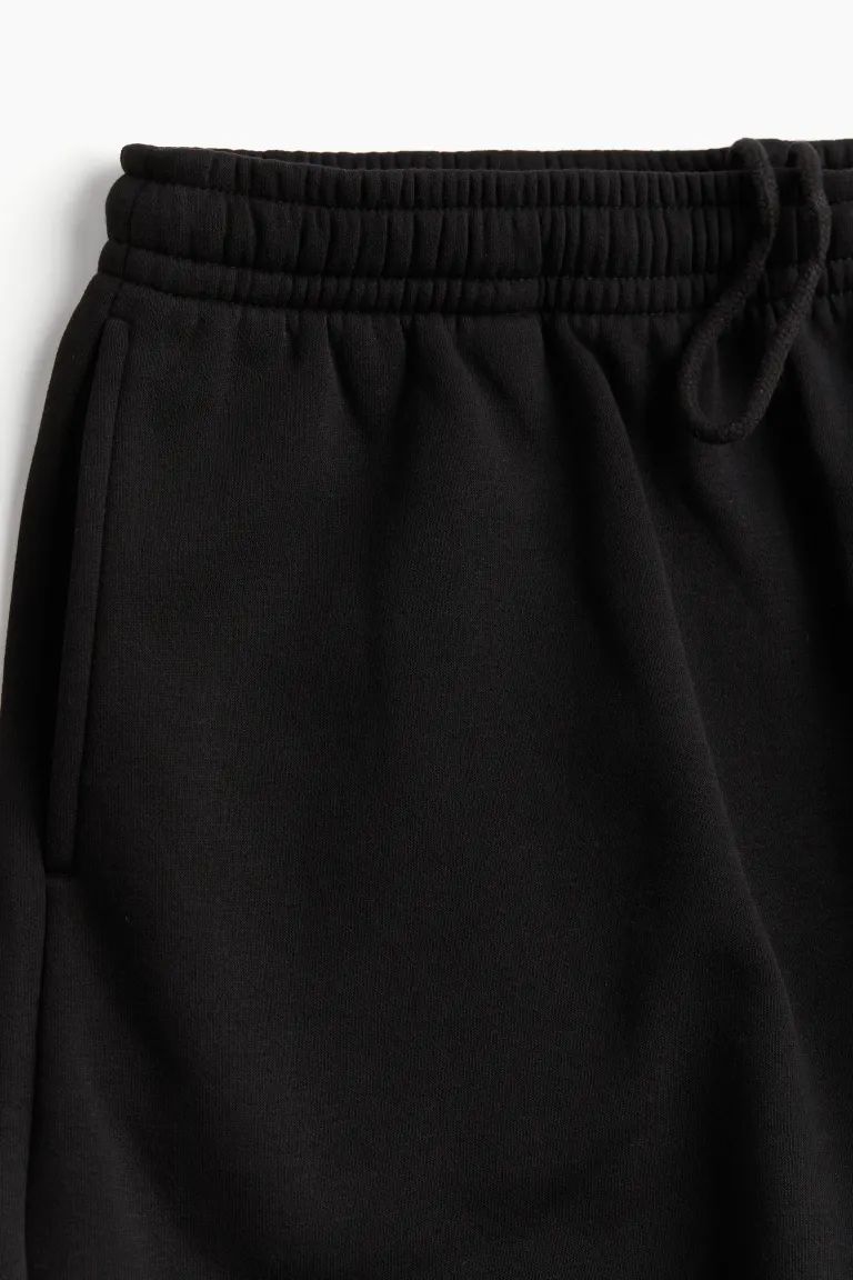 Sweatshorts - Regular waist - Short - Black - Ladies | H&M US | H&M (US + CA)