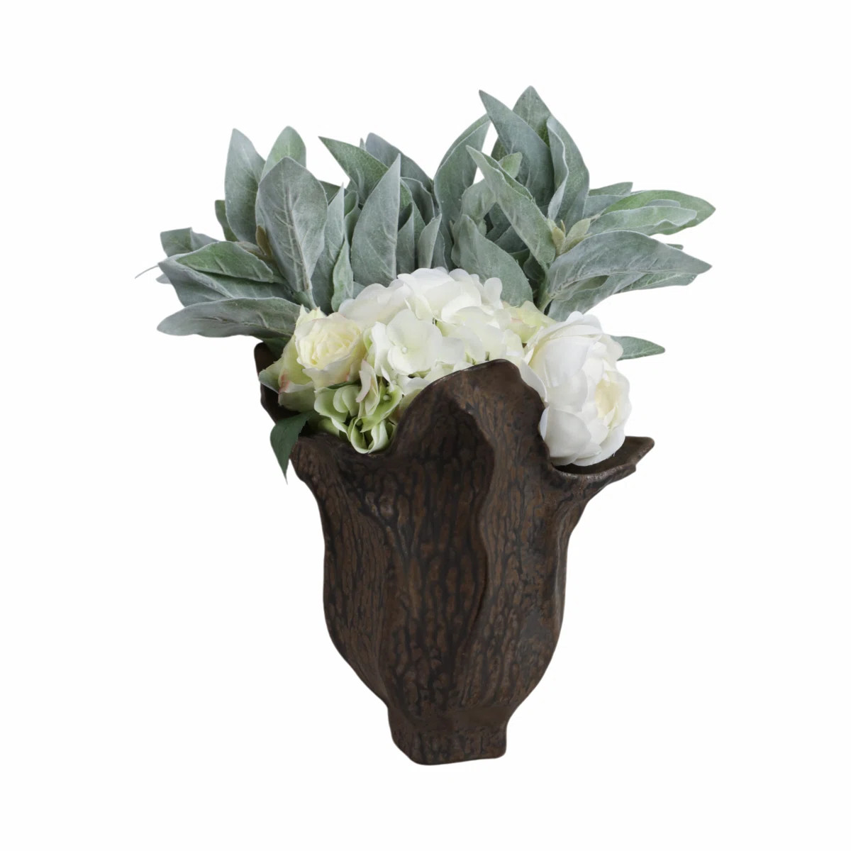 Orren Ellis 13" Rust Quenette Small Porcelain Vase | Wayfair North America