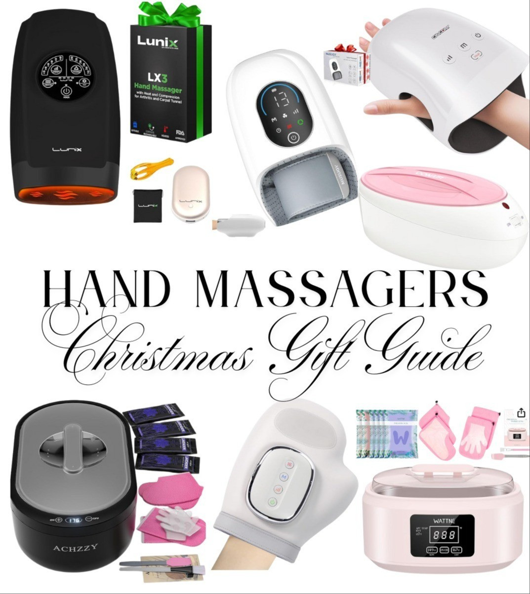 CINCOM Hand Massager - Cordless Hand Massager with Heat and Compression for Arthritis and Carpal Tunnel, Gifts for Women(White).True Glow by Conair Paraffin Wax Machine for Hand and Feet - Paraffin Bath for Hands - Includes 1lb. Moisturizing Paraffin Wax – Pink.Paraffin Wax Machine for Hand and Feet -Paraffin Wax Warmer Moisturizing Kit Auto-time and Keep Warm Paraffin Hand Wax Machine for Arthritis.MAJF Hand Massager with Heat and Compression, 3 Massage 4 Temperatures 5 Compression Models Hand Massage for Arthritis & Carpal Tunnel, Ideal Gifts for Women/Men.Hand Massager with Heat and Compression : Full-Hand and Wrist Coverage with Touchscreen & Palm Roller – Designed for Daily Comfort at Home, Office, or Travel.Lunix LX3 Cordless Hand Massager, Shiatsu Massage Machine with Heat and Compression 6 Levels Pressure Point Therapy for Arthritis, Pain Relief, Carpal Tunnel and Finger Numbness.

#LTKFamily #LTKBeauty #LTKFindsUnder100