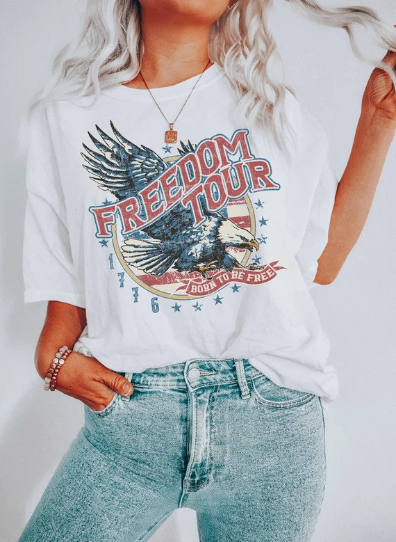 USA Eagle Flag Comfort Colors Shirt 4th of July Shirt USA Flag - Etsy | Etsy (US)