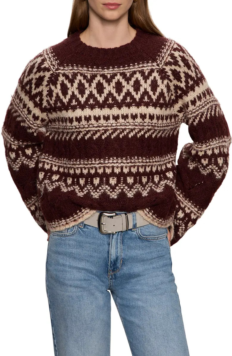 Sanctuary Fair Isle Crewneck Sweater | Nordstrom | Nordstrom
