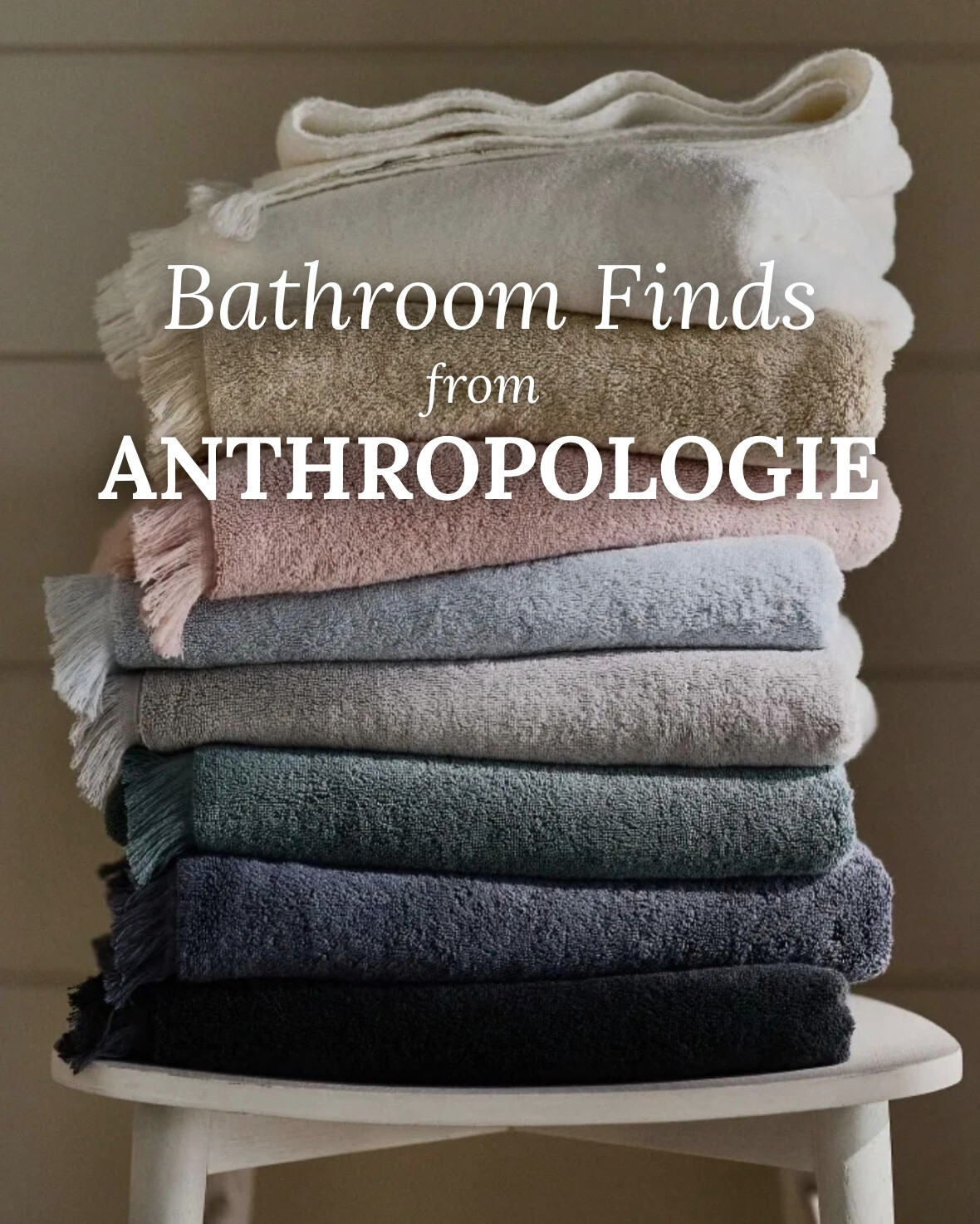 Dress your bathroom with these beautiful finds from Anthropologie! 

#LTKSeasonal #LTKHome #LTKFindsUnder100