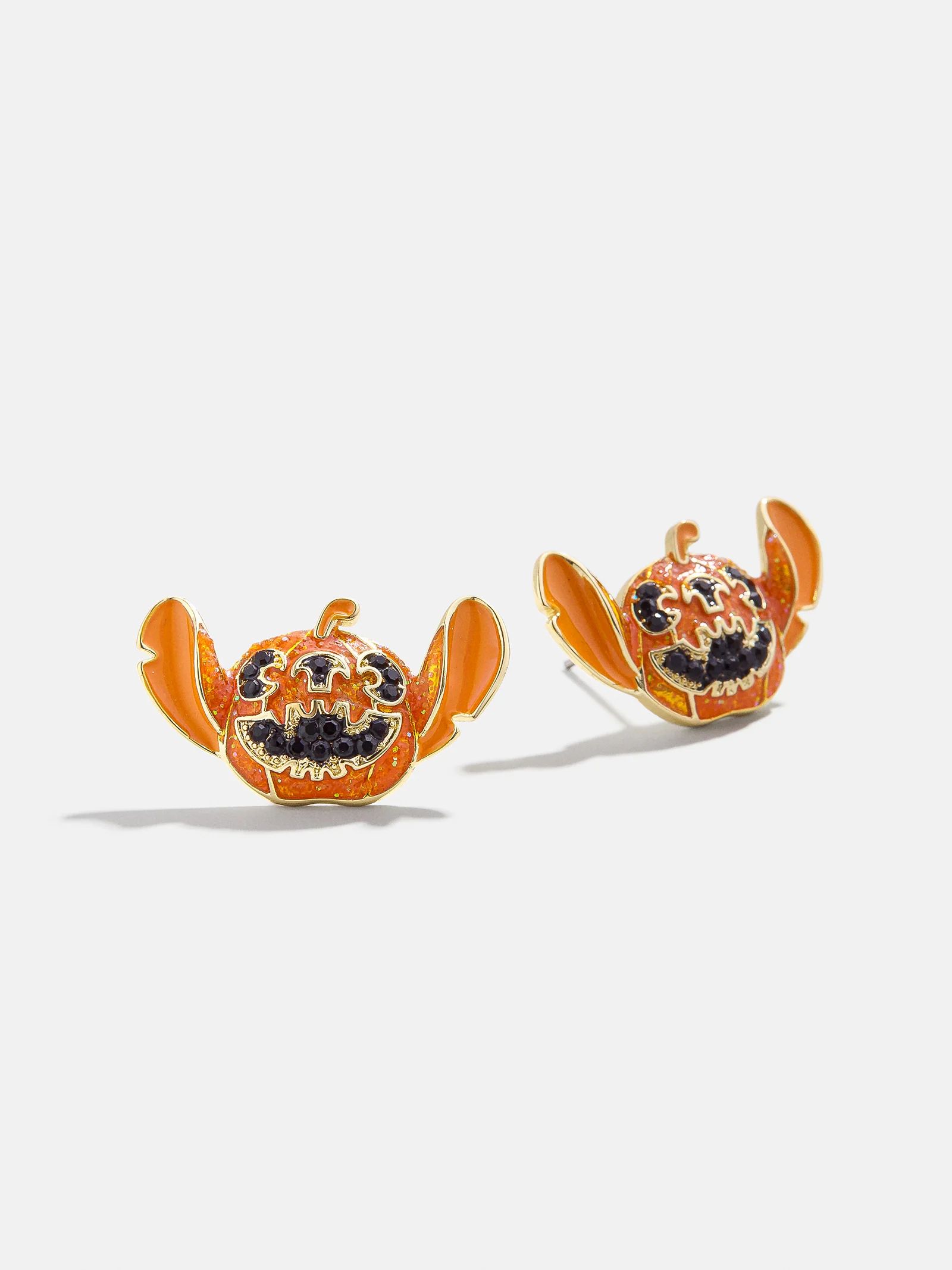 Stitch Disney Pumpkin Earrings - Orange | BaubleBar (US)