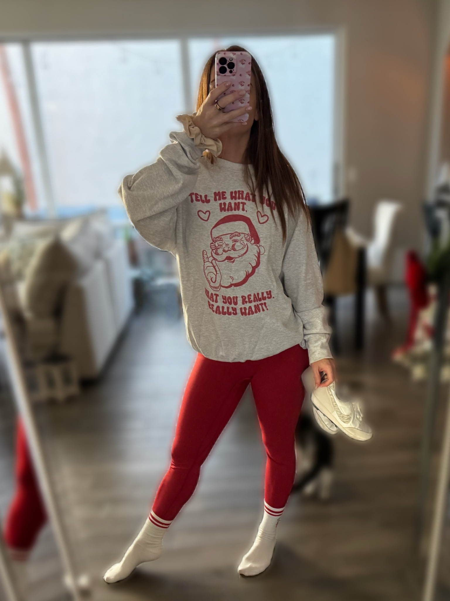 Santa sweatshirt 

#LTKHoliday #LTKSeasonal