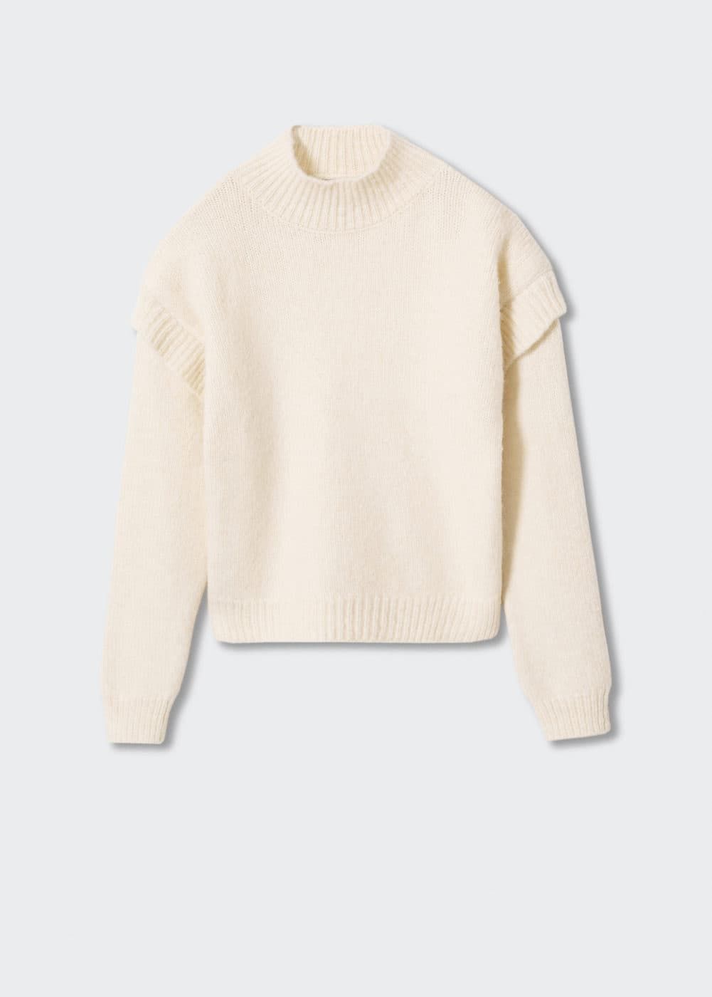 High neck sweater with shoulder detail | MANGO (UK)