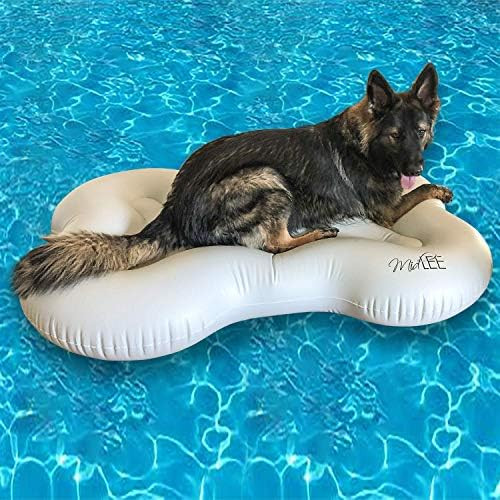 Midlee Dog Raft Pool Float Inflatable Bone Shape | Amazon (US)