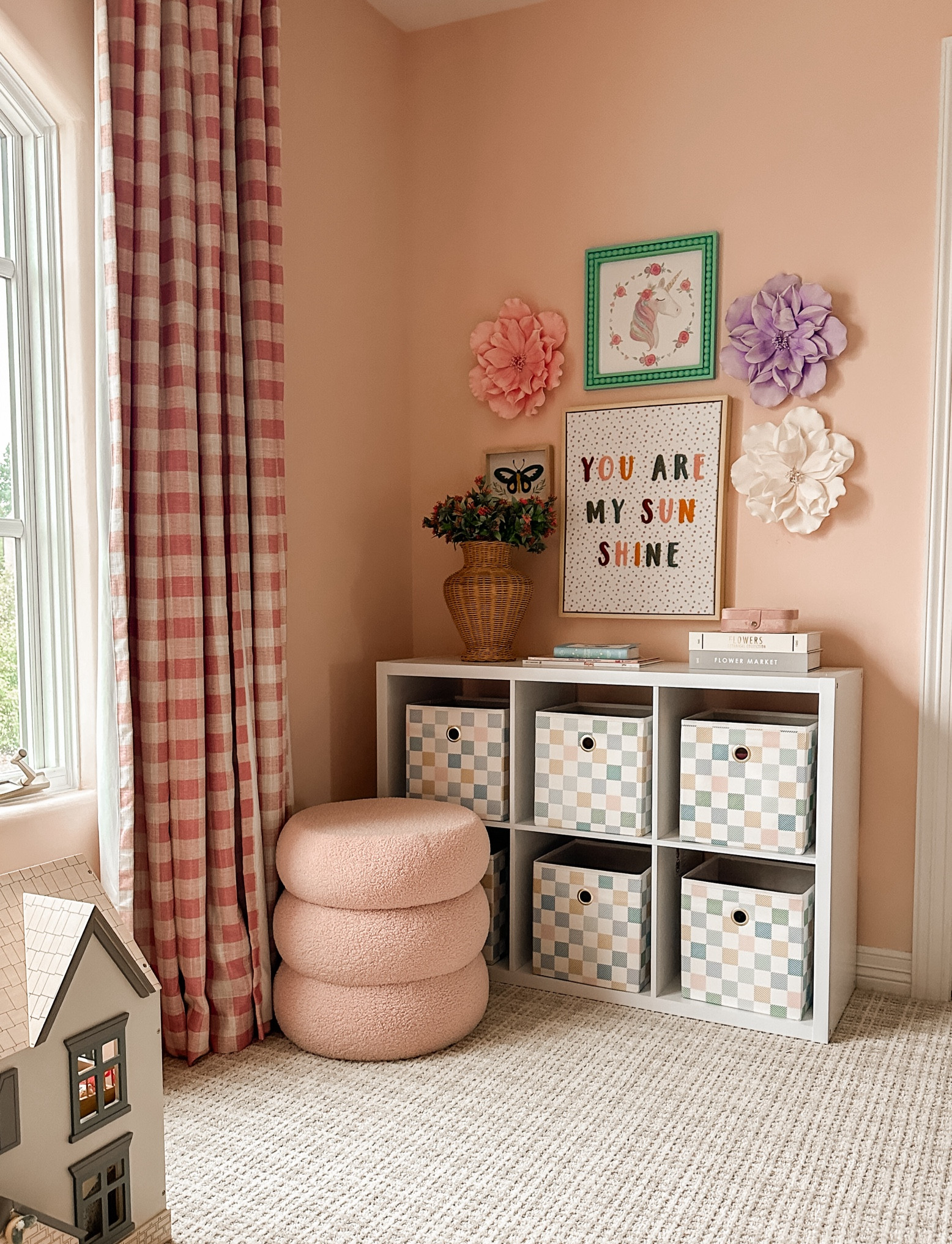 Cute storage bins and storage ottoman from Walmart!! Perfect for kids bedroom storage  Would be great in a dorm too too. 

#LTKHome #LTKBacktoSchool #LTKKids