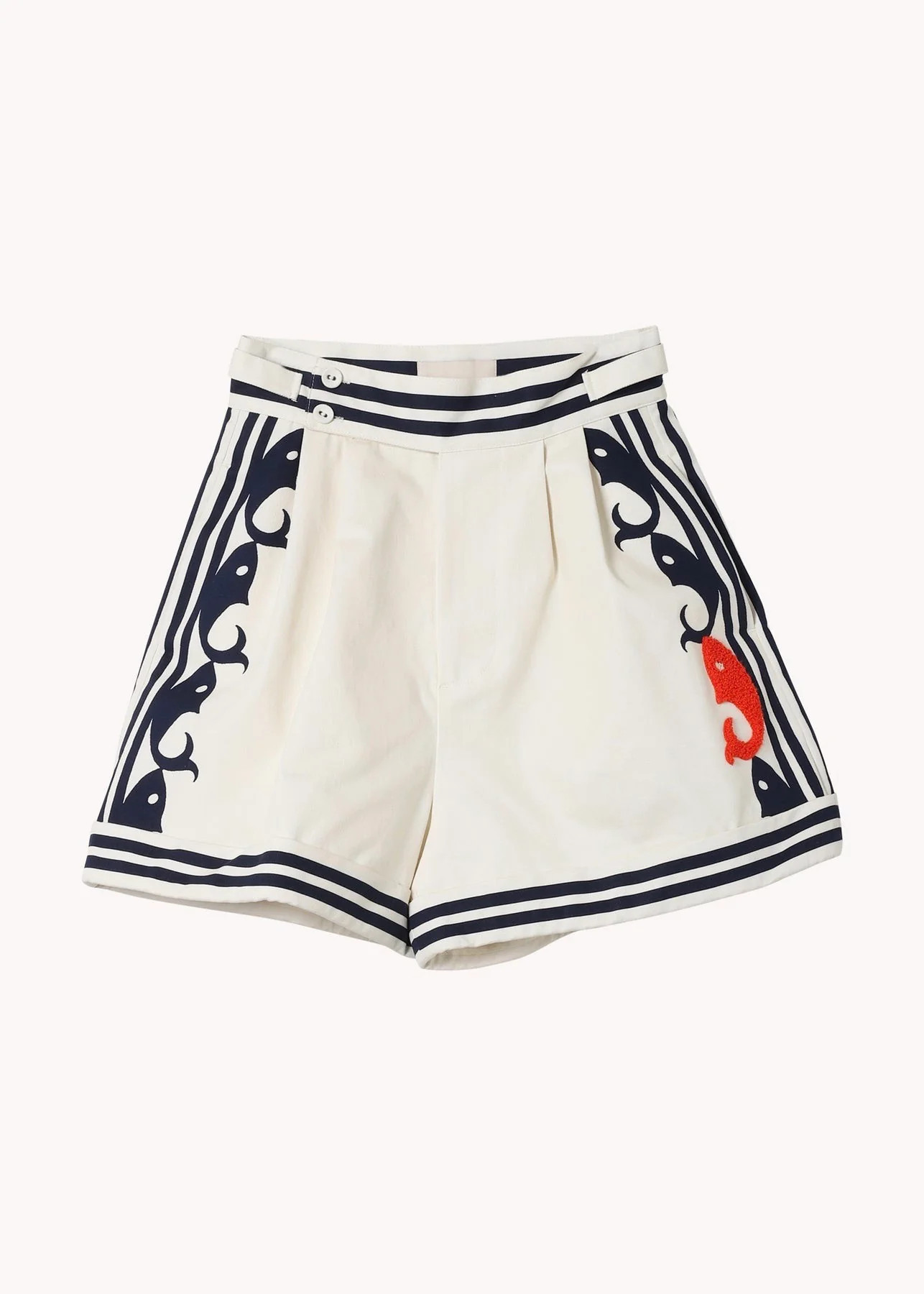 Marine Shorts (Cream) | Milk Boutique