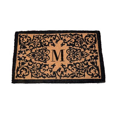Courtyard Monogrammed Coco Door Mat | Frontgate | Frontgate