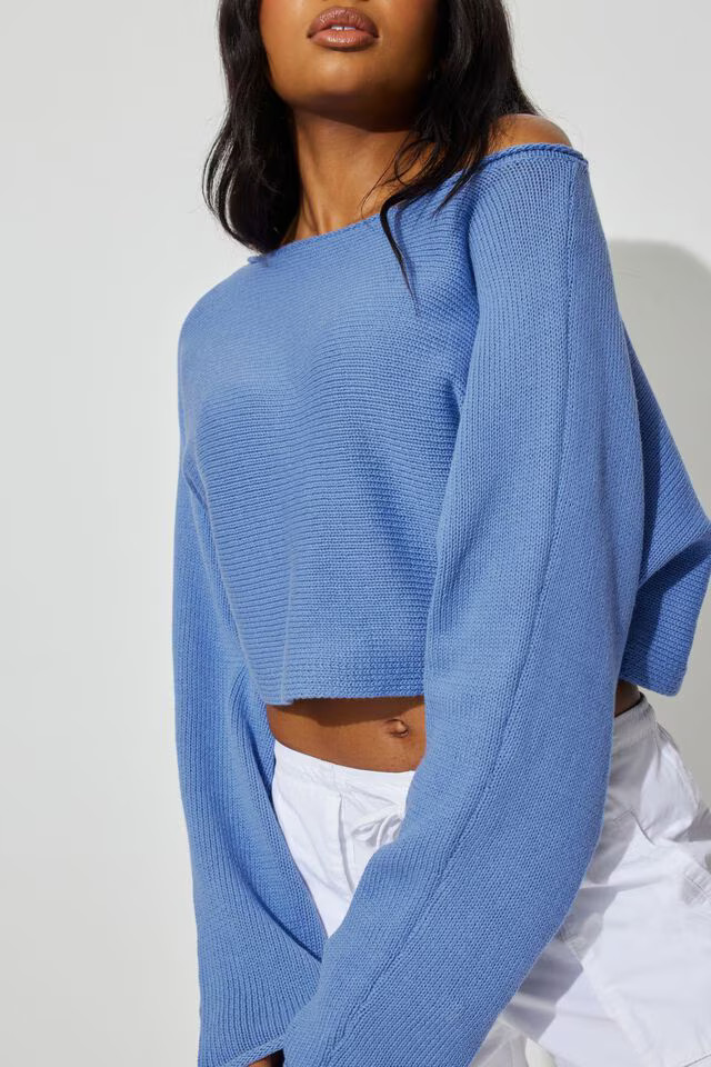 Supersoft Loose Crop Sweater | Garage Clothing