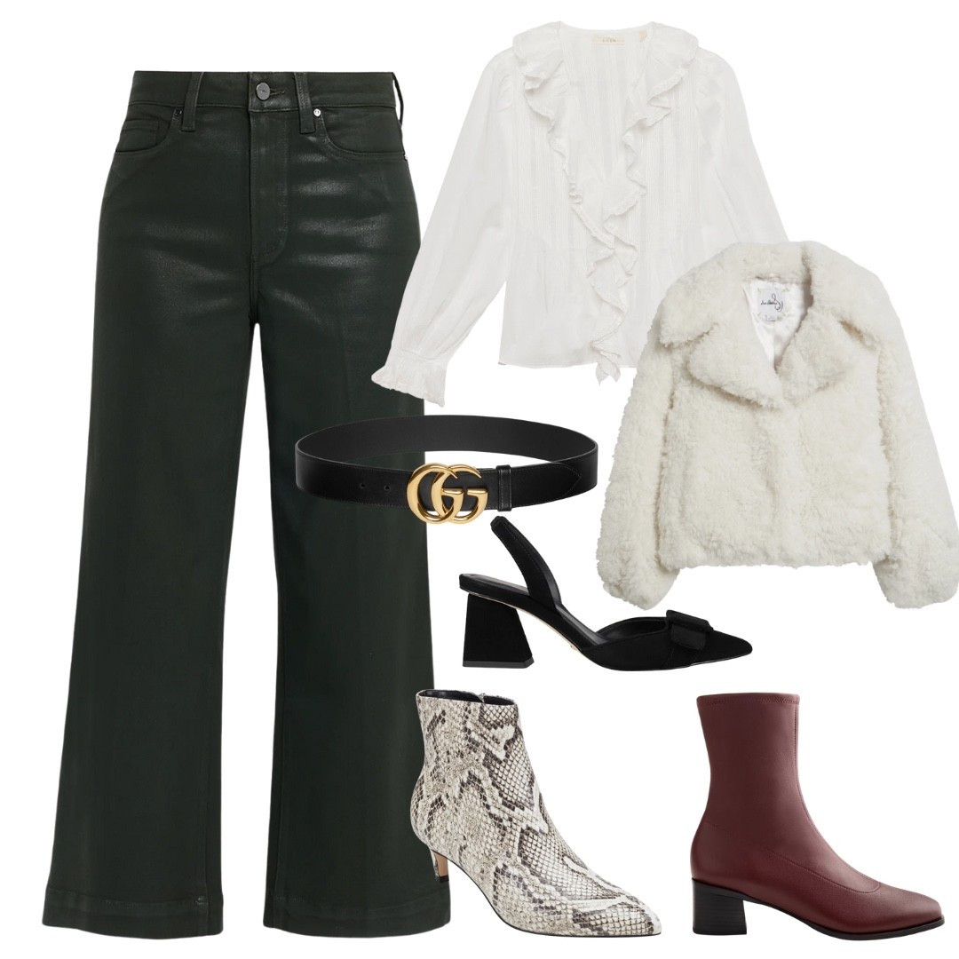 Just love these coated jeans from Paige.  They look so good dressed up or down.  Paired with booties or a beautiful sandal you cannot go wrong.
Paige Anessa jeans.. coated or not.. fit many body types and are extremely flattering,

#LTKSeasonal #LTKOver40