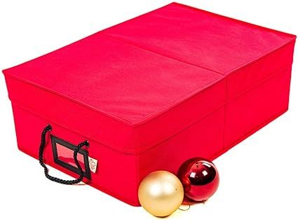 Santa's Bags [Christmas Ornament Storage Box with Dividers] - (Holds 48 Ornaments up to 3 Inches ... | Amazon (US)