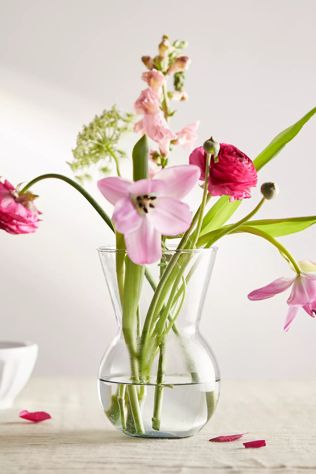 Wide Mouth Recycled Bubble Glass Vase | Anthropologie (US)