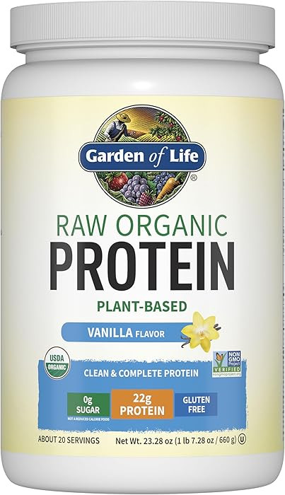 Garden of Life Protein Powder, Vegan Protein Powder, BCAA, Probiotics & Digestive Enzymes, Gluten... | Amazon (US)