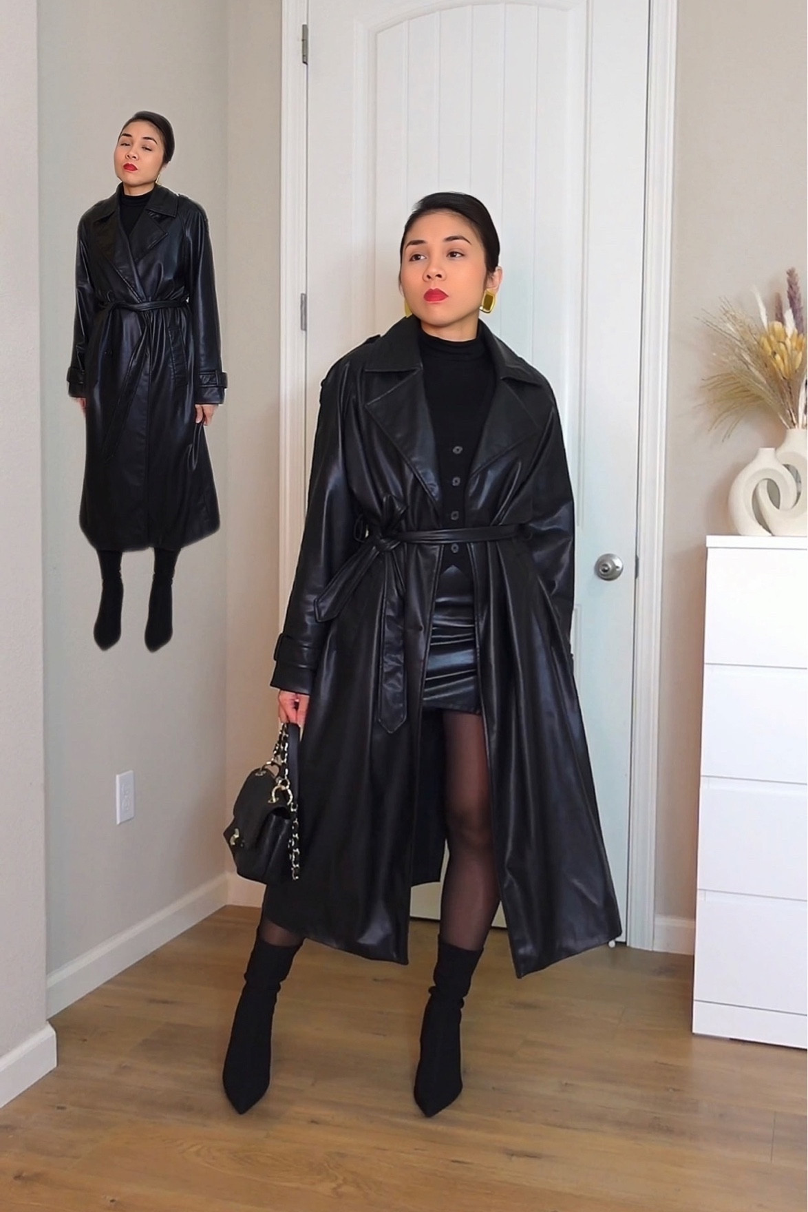How to style a leather trench coat 🖤

#LTKstyletip #LTKSeasonal #LTKeurope