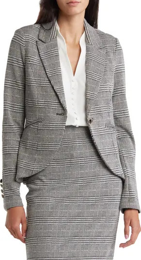 Single Button Glenplaid Blazer | Nordstrom Rack