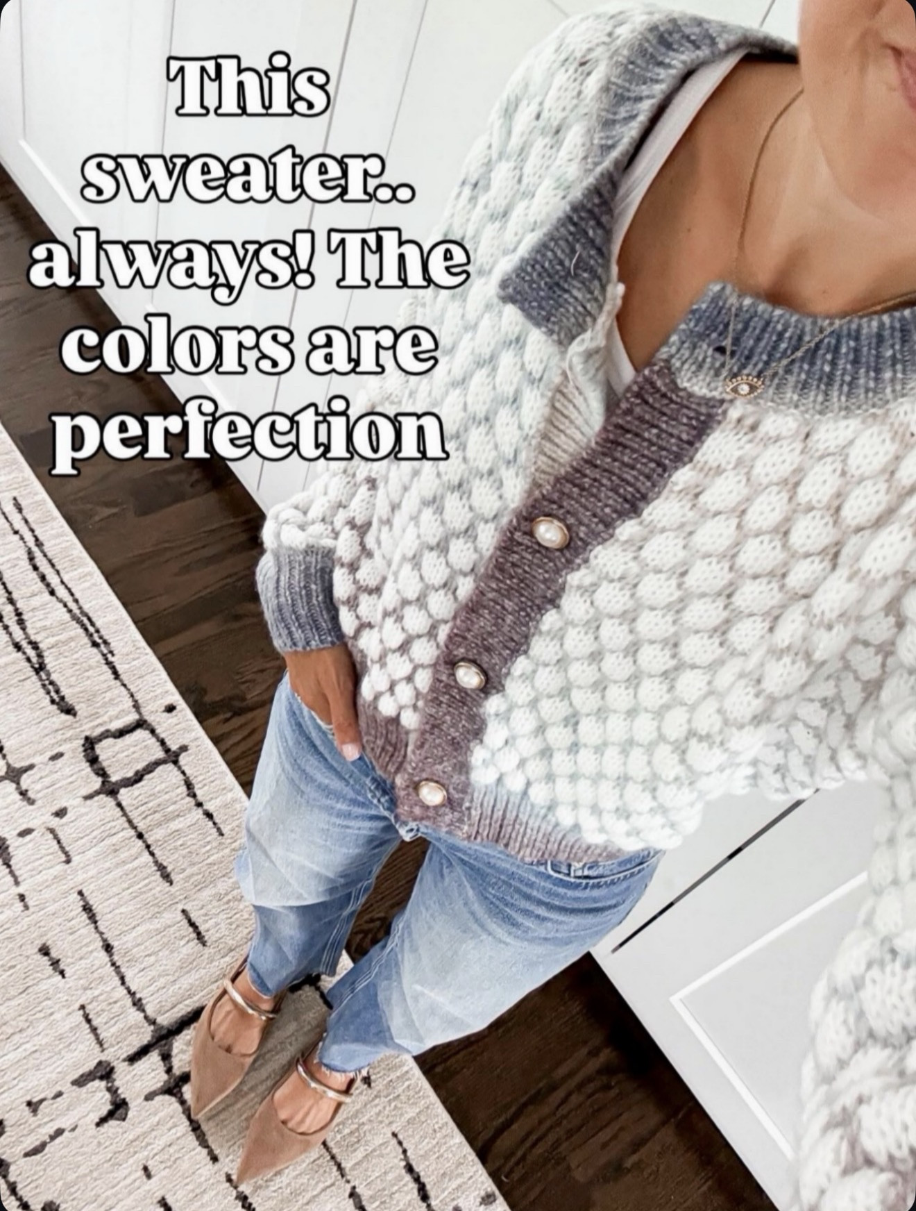 This sweater always gets asked about — the colors are perfection 🔗⬇️

#LTKootd #LTKOver40 #LTKmomlife