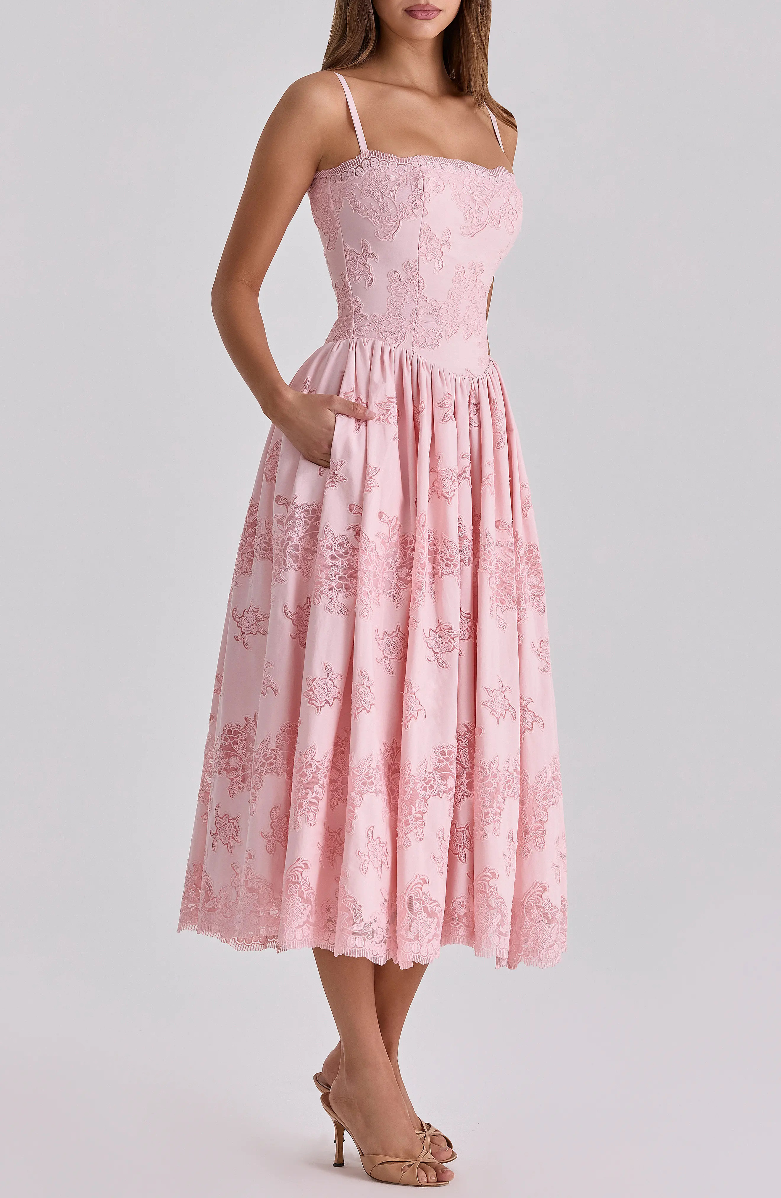 Chloe Broderie Anglaise Party Dress (Women) | Nordstrom | Nordstrom