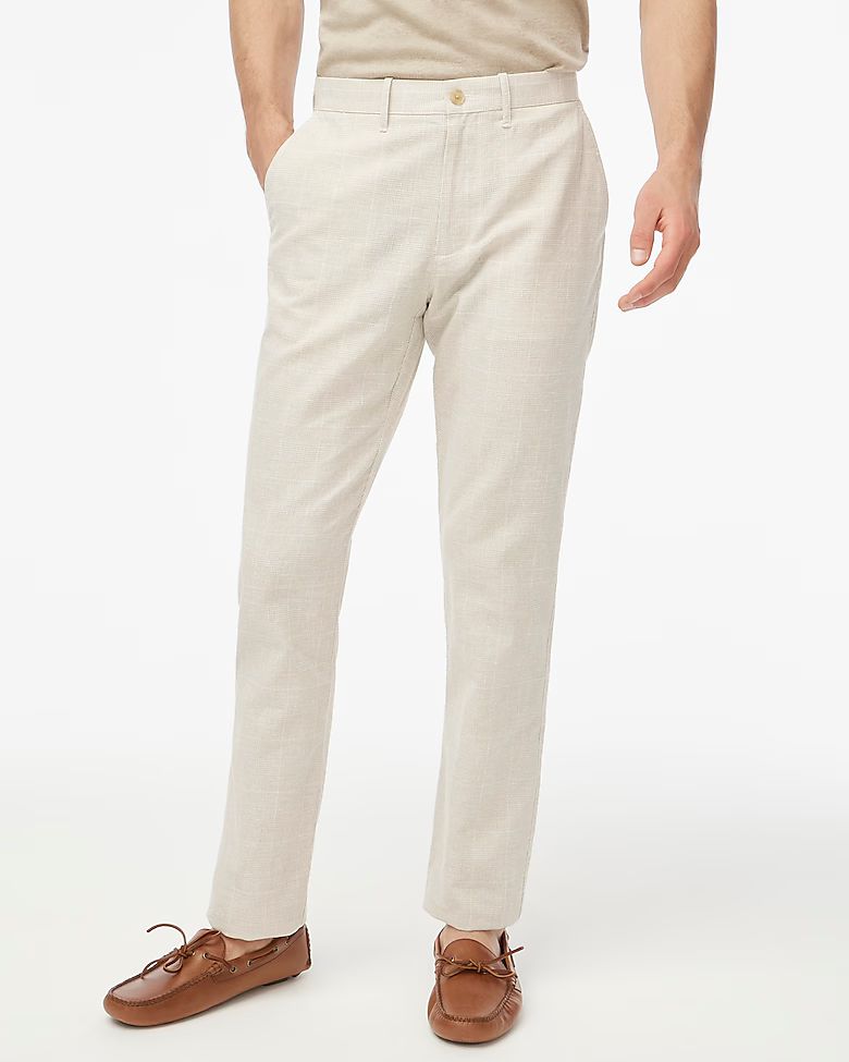 Straight-fit linen-cotton blend pant | J.Crew Factory