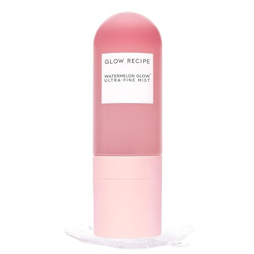 Glow Recipe Watermelon Glow Facial Spray + Hydrating Mist - Ultra-Fine Face Mist with Hyaluronic Acid + Hibiscus AHA to Refresh Dry Skin & Enhance Dewy Makeup - Suitable for All Skin Types (75ml) | Amazon (US)