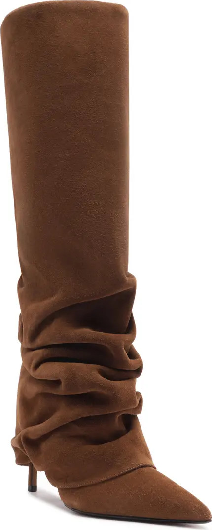 Mikki Up Cloak Pointed Toe Knee High Boot (Women) | Nordstrom