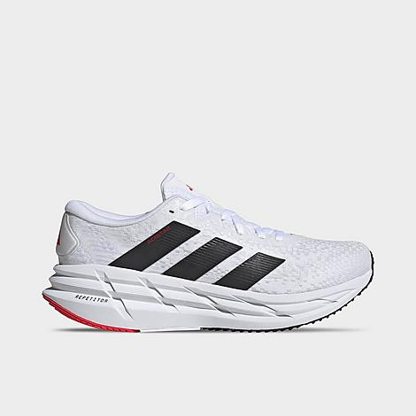 adidas Men's Adistar 4 Running Shoes in White/Carbon/Pure Ruby Size: 12.5 | Finish Line (US)