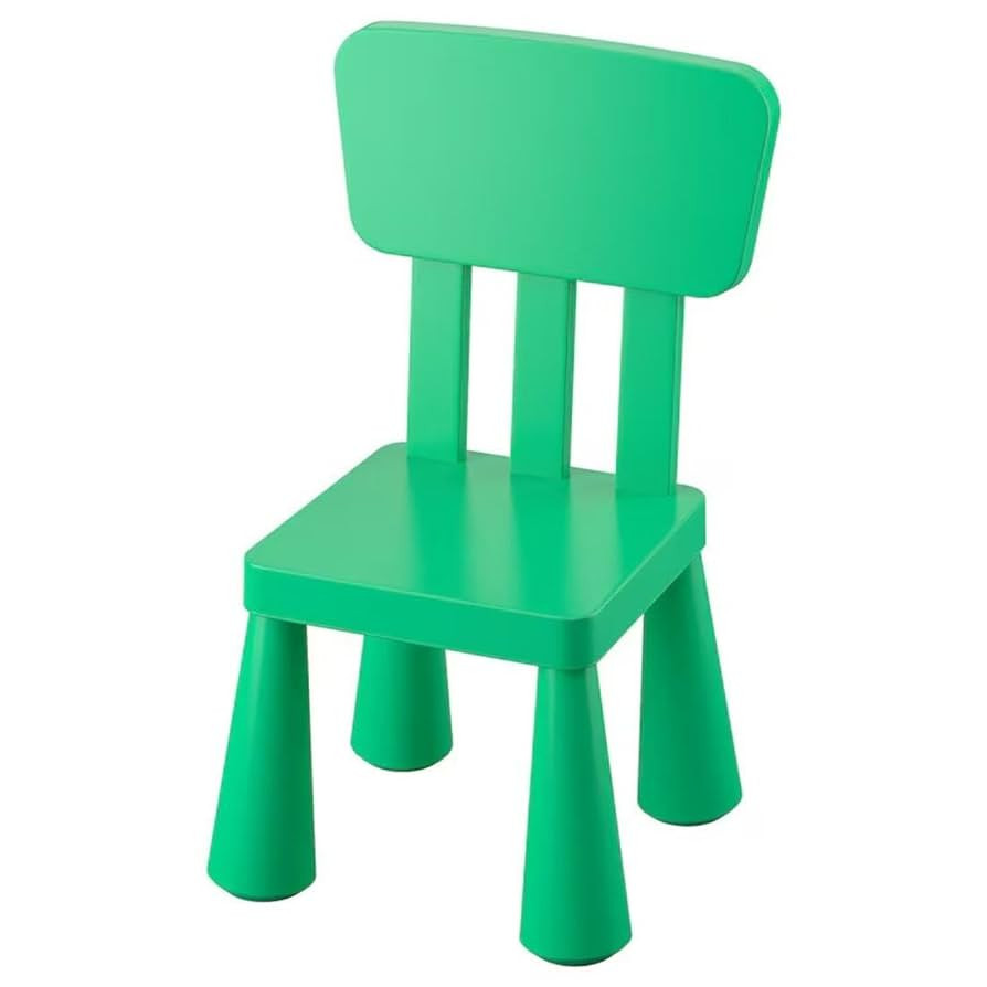 Ikea Mammut Children's Chair, in/Outdoor/Bright Green | Amazon (US)